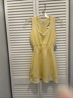 short denim dresses Nicolette Medium Wash Strapless Denim Mini Dress M / Medium Wash main image 1